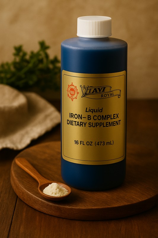 Viavi Royal Liquid Iron B-Complex – Nutritional Energy Tonic with B Vitamins & Iron
